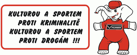 "Kulturou a sportem proti kriminalitě, kulturou a sportem proti drogám..." 